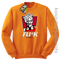 Fuck Co to było ala KFC Parody - bluza męska STANDARD bez kaptura 4