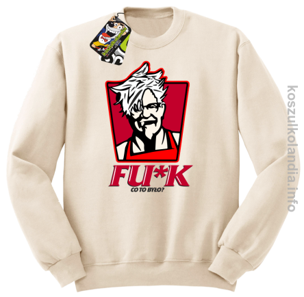 Fuck Co to było ala KFC Parody - bluza męska STANDARD bez kaptura 3