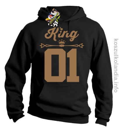 KING 01 Sport Style Valentine - bluza z kapturem