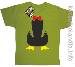 Pingwin no head bez głowy - koszulki dziecięce - kiwi