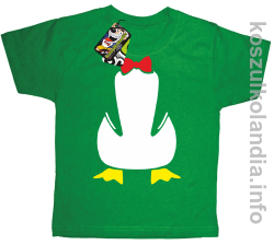 Pingwin no head bez głowy - koszulki dziecięce - zielony