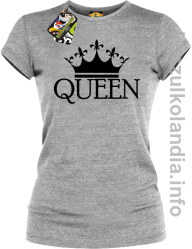 QUEEN Crown Style -  koszulka damska - melanż