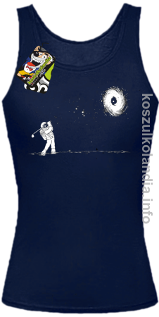 Astro Golfista na księżycu - Top damski