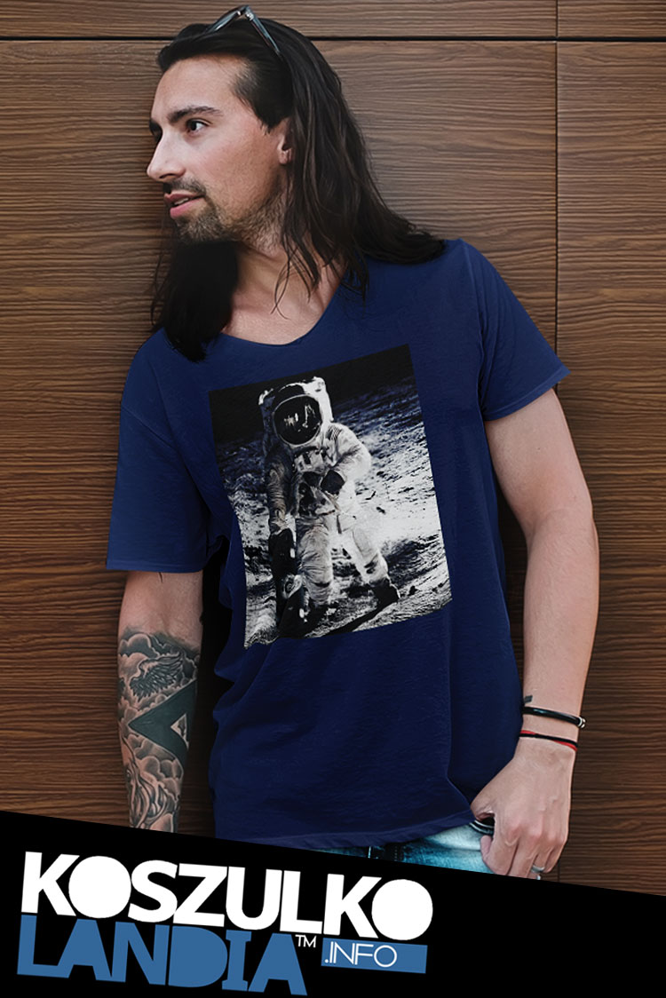 Kosmonauta z deskorolką - Koszulka męska